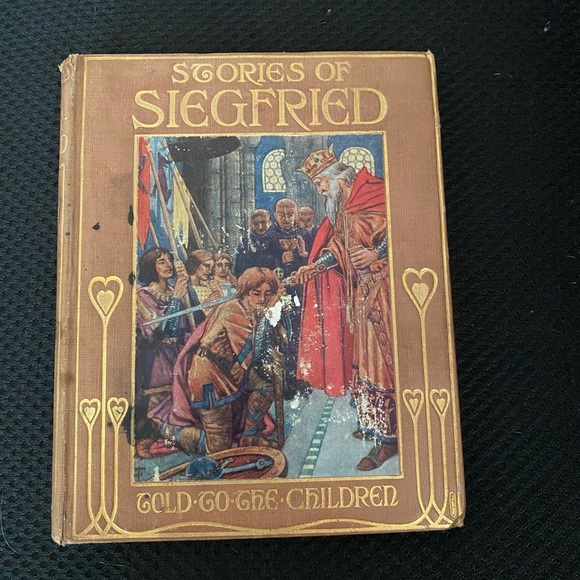 Antique Book Stories of Siegfried Told to the Children" Mary MacGregor - Picture 1 of 7